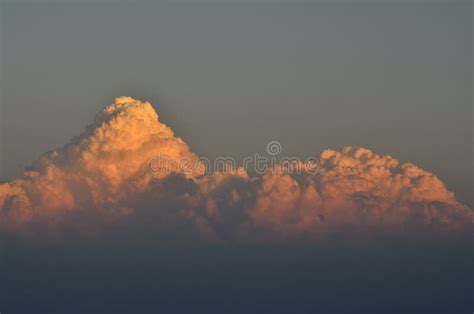 Orange Cloud At Sunrise Time Stock Image Image Of Blue Heaven 85566069