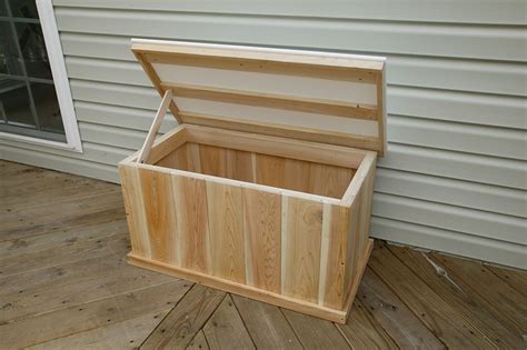 Cedar Deck Box Plans Outdoor Storage Box Outdoor Storage Bench Deck