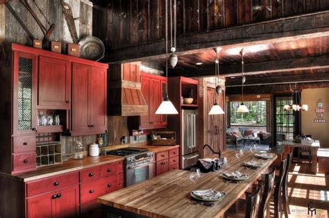 Check spelling or type a new query. Kitchen Design Old Red Country Kitchen Design With Red ...