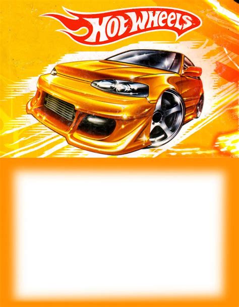 Free Printable Hot Wheels Invitation Templates For Download