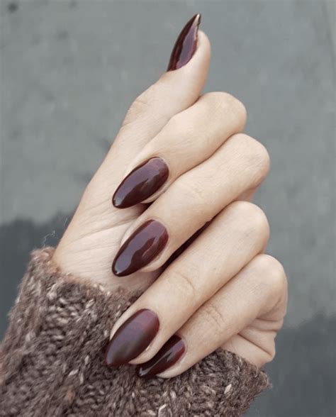 Popular Fall Nail Colors For Nail Colors Winter Burgundy