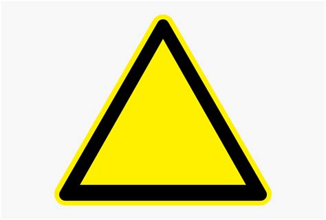 Triangle Clip Art Yellow Triangle Road Sign Png Free Transparent