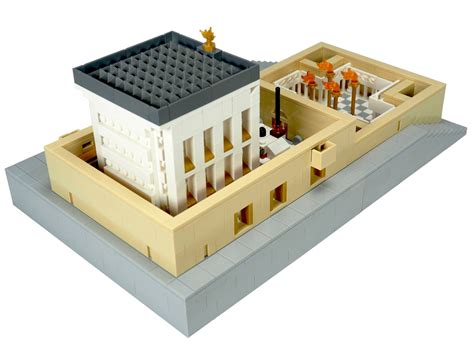Holy Temple Model Made With Lego Brick From Etsy