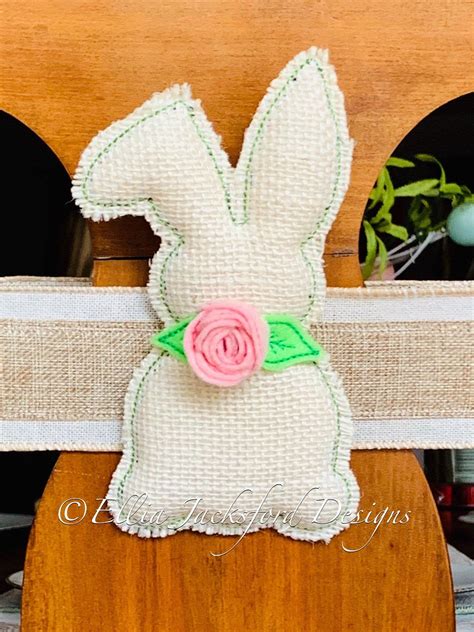 Ith Bunny Profile Etsy Machine Embroidery Bunny Embroidery Designs