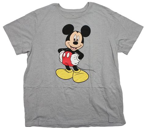 Disney Mickey Mouse Mens T Shirt Smiling Classic Hand On Hip Pose