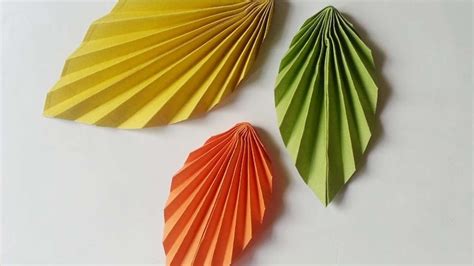 How To Create Easy And Fun Paper Leaves Diy Crafts Tutorial