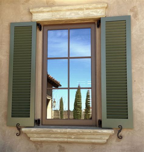 Timberlane Fixed Louver Shutters A Perfect Framing Of A Window With