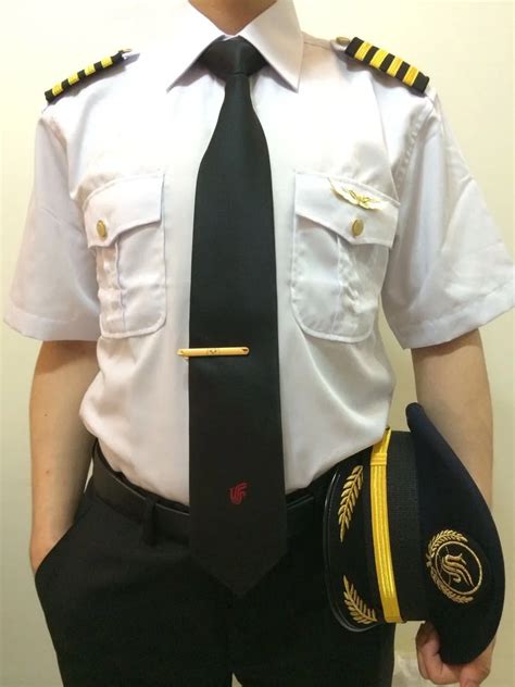 Line Pilot Shirt International Airlines Flight Attendants Shirt Badge