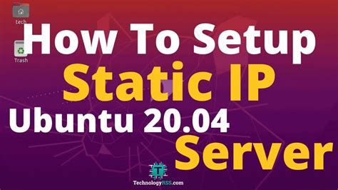 How To Configure Static Ip Address On Ubuntu Server Youtube