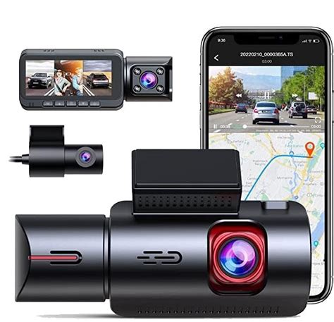 Toguard Wifi Dash Cam With 64gb U3 Sd Card 4k Car Camera Gps Speed 3