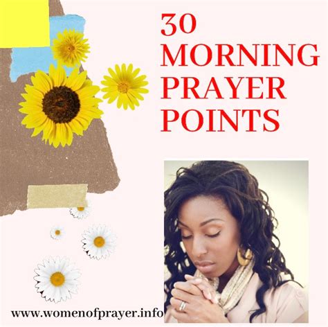 30 Morning Prayer Points