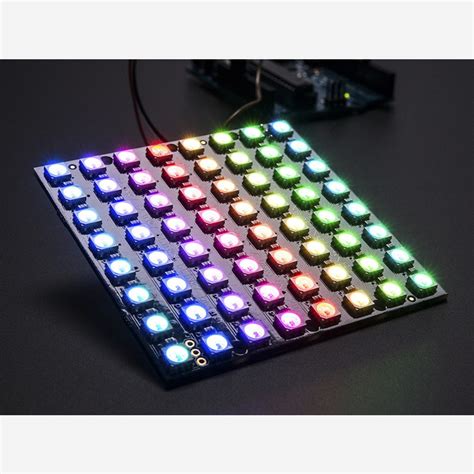 Adafruit Neopixel Neomatrix 8x8 64 Rgb Led Pixel Matrix Australia