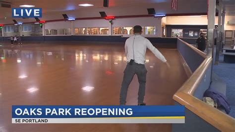 On The Go With Joe At Oaks Park Roller Rink Youtube