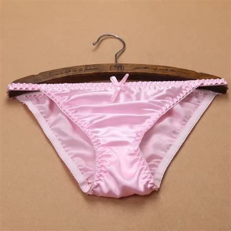 Quality Pure Silk Panties Women Mulberry Silk Briefs Low Waist Lingerie T Thongs M L XL XXL
