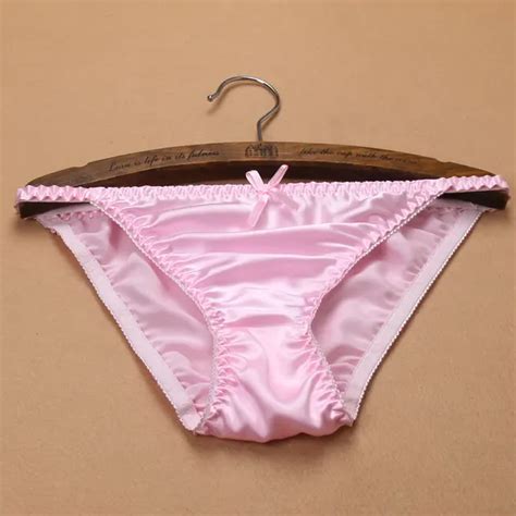 Quality Pure Silk Panties Women 100 Mulberry Silk Briefs Low Waist Lingerie T Thongs M L Xl Xxl