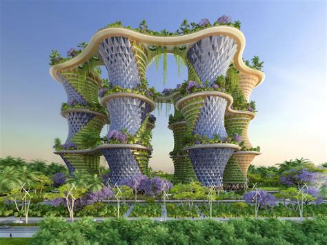 Gallery Of Vincent Callebauts Hyperions Eco Neighborhood Produces