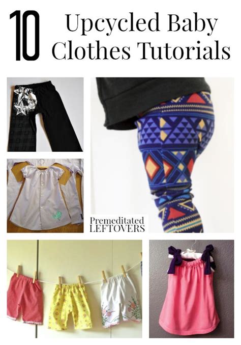 10 Upcycled Baby Clothes Tutorials