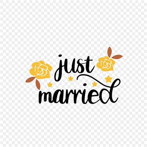 Just Married Clipart Transparent Background Svg Just Married Creative