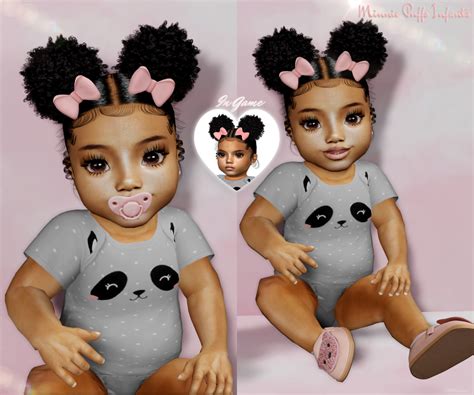 Xxblacksims Minnie Puffs For Infants Download On My Patreon Sims
