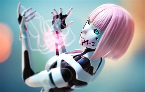 3d Female Robot Wallpapers Top Free 3d Female Robot Backgrounds