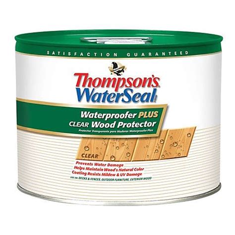 Thompsons Waterseal Waterproofer Plus Clear Low Voc Wood Protector 2