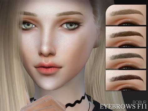 Lana Cc Finds Eyebrows For Female 12 Sims Hair Sims Sims 4 Cc Skin