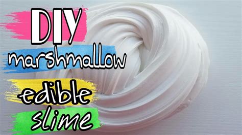 How To Make Edible Marshmallow Slime Without Powdered Sugarmust