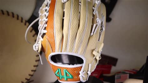 44 Pro Custom Baseball Glove Signature Series Tan Snakeskin Blonde