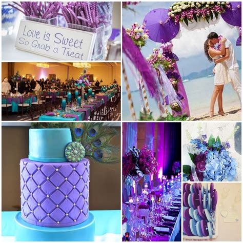 Royal Blue And Purple Wedding Theme