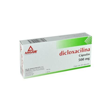 Dicloxacilina Mg Caja Con Capsulas