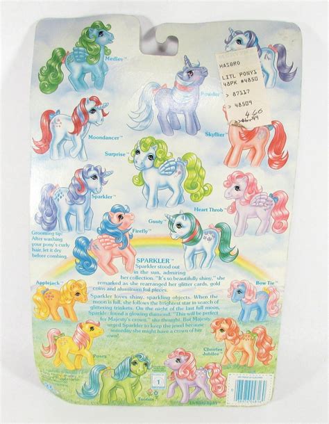 Vintage G1 My Little Pony Unicorn ~ Sparkler ~ Woriginal Packaging