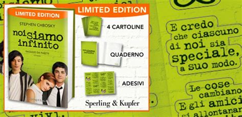 Noi Siamo Infinito Edizione Speciale Sperling And Kupfer Editore