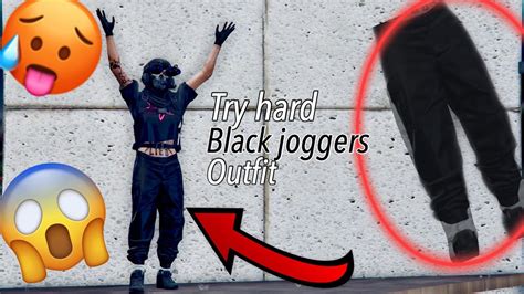 Black Joggers Outfit Gta V Tryhard Youtube