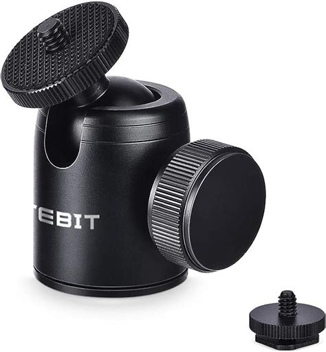 Utebit Camera Ball Head 360° Swivel Tripod Ballhead Mount 24mm Mini