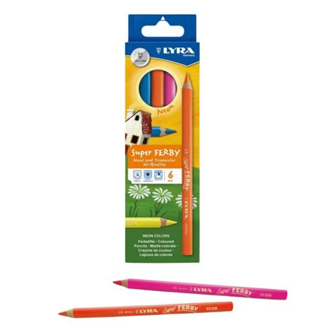Lyra Super Ferby Neon Colored Pencils Alder And Alouette