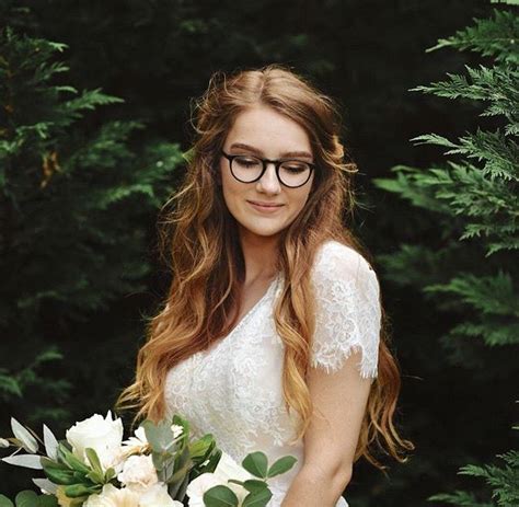 Bride With Glasses Wedding Hairstyles And Makeup Hairstyles With
