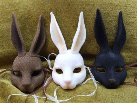 Rabbit Masks Bunny Mask Masks Art Mask