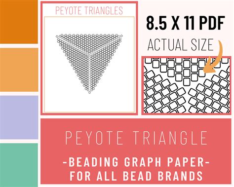 Peyote Triangle 16 Rows Graph Paper Pdf Spitfire July