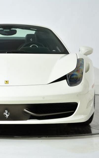 Stay tuned for the full edmunds' review of the 2015 ferrari 458 italia. Dreamy white Ferrari 458 Italia. A perfect convertible for #TopDownTuesday (con imágenes ...