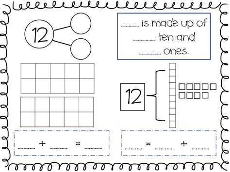 Free Worksheet Composes And Decomposes Numbers From 11 To 19