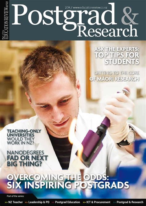 Education Review Postgrad Research 2014 By Nzme Educational Media Issuu