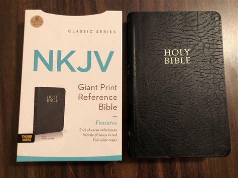 Personalized Nkjv Personal Size Giant Print Reference Bible Indexed