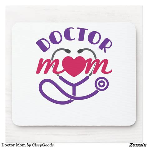 Doctor Mom Mouse Pad In 2020 Medical Ts Female
