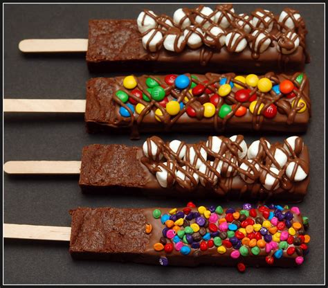 Chocolate Dipped Brownies On Sticks Hugs And Cookies Xoxo