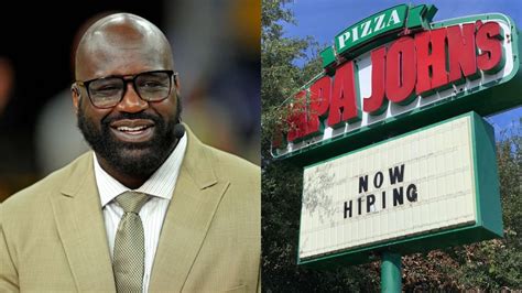 “i Ll Be Involved If Papa John S Isn T” Shaquille O Neal Is On The Board Of Directors Of 2 9