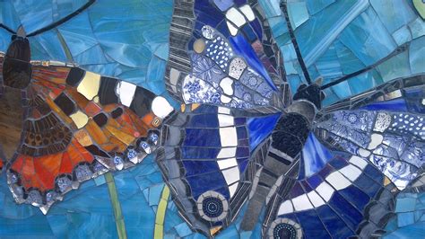 A Room Full Of Butterflies Mosaic Animals Mosaic Birds Mosaic Wall