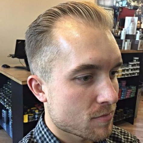 Thinning Hair Hairstyles For Men With Receding Hairlines Thin Hair