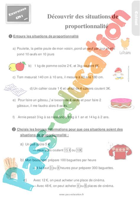 Les personnes les plus utilisées sont la 1re personne du singulier et les 3e personnes du singulier et du exercice n°10. Exercices, révisions sur découvrir des situations de proportionnalité - Cm1 avec les corrigés ...