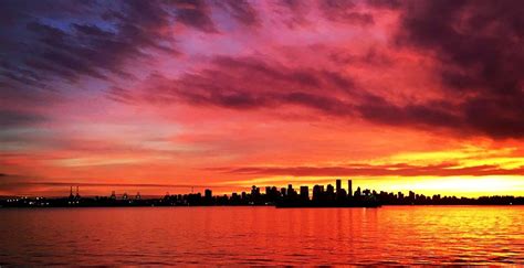 You can download free photos and use where you want. Vancouver just witnessed an unbelievably colourful sunset (PHOTOS) | Curated