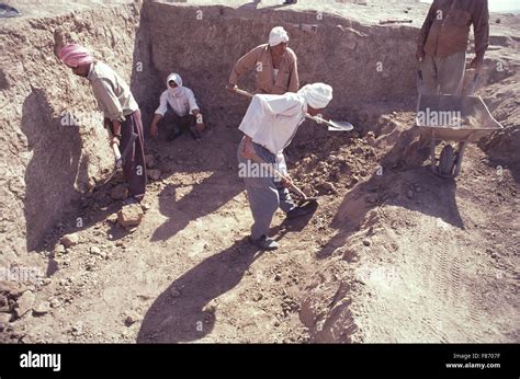 Archaelogical Excavations Being Conducted By The British Museum At